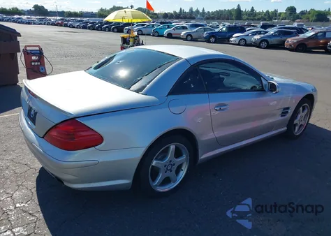 2003 Mercedes-Benz Sl 500 z USA, uszkodzony, nr VIN WDBSK75F03F016434